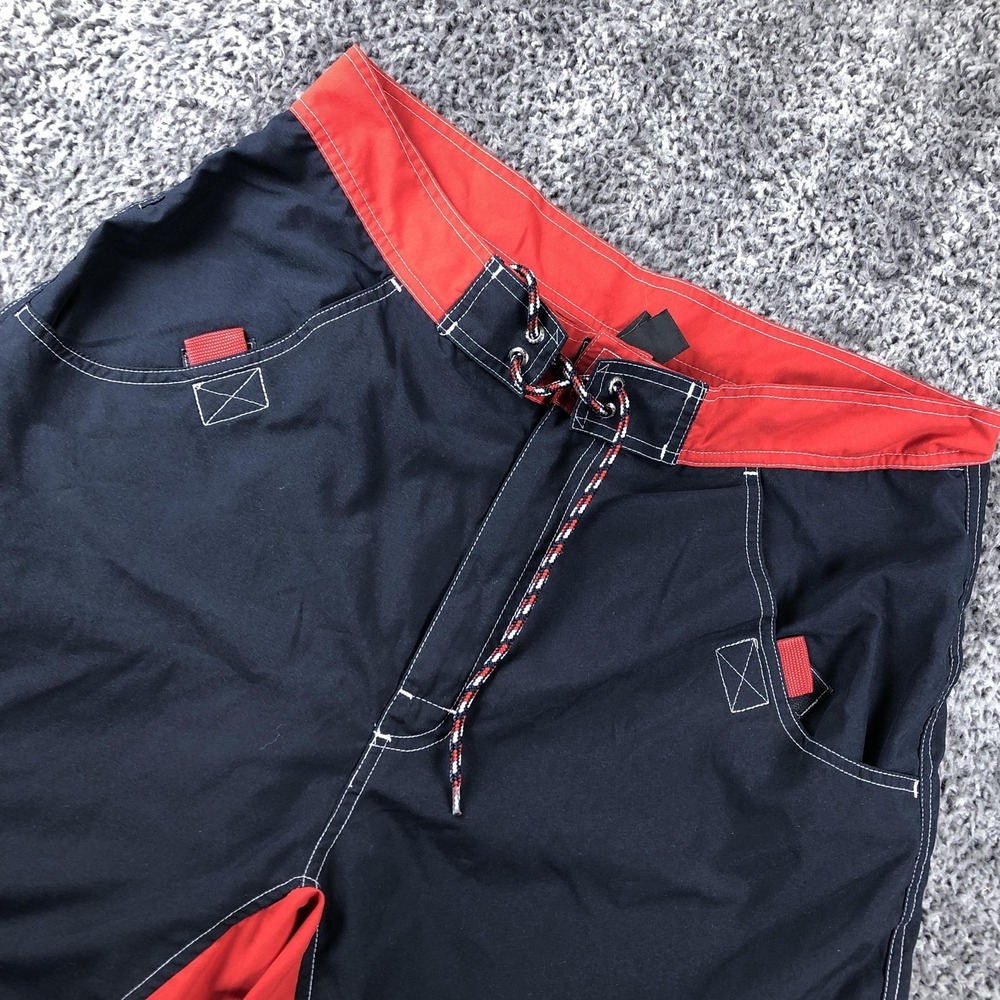 Sea-Doo Shorts Mens Large Blue Board Swim Trunks Bombardier Mesh Lined